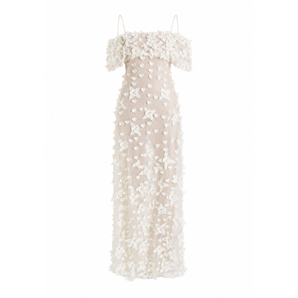 Fragment Dress in Off White