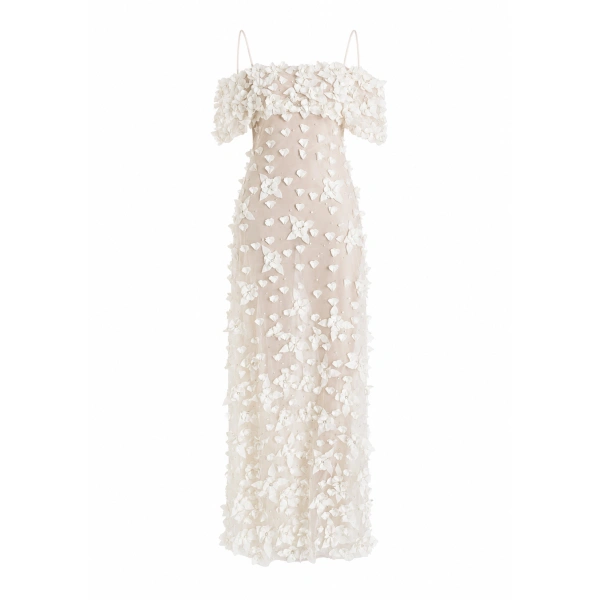 Fragment Dress in Off White