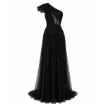 Sandra Mansour Framed Dress in Black