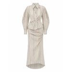 Sandra Mansour Grounded Shirt in Stripe