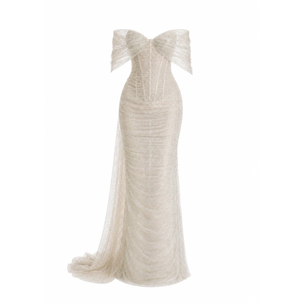 La Rose Dress in Off White