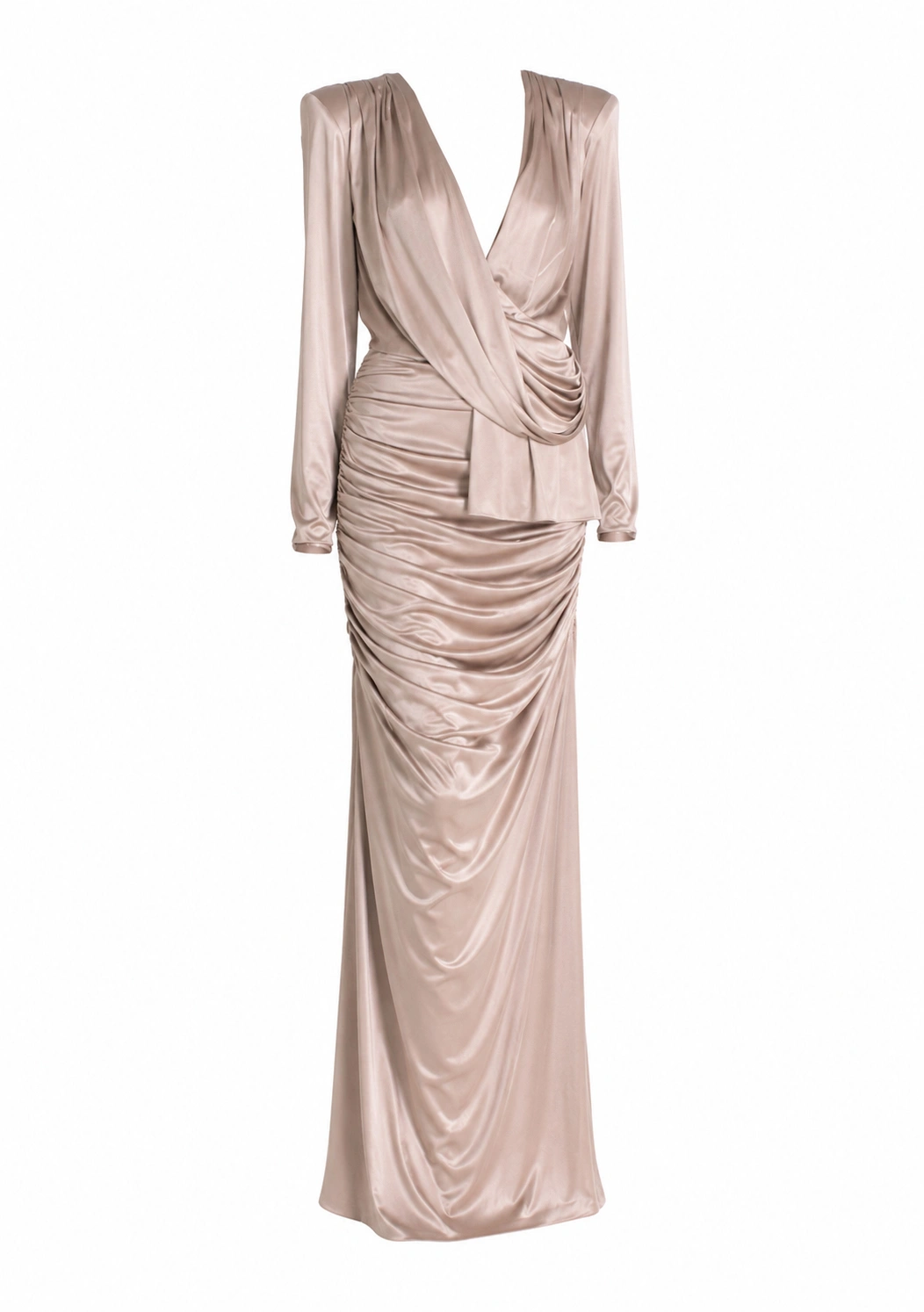 Sandra Mansour Longing Dress in Champagne | Evening Gowns | Coveti Sandra Mansour Longing Dress in Champagne