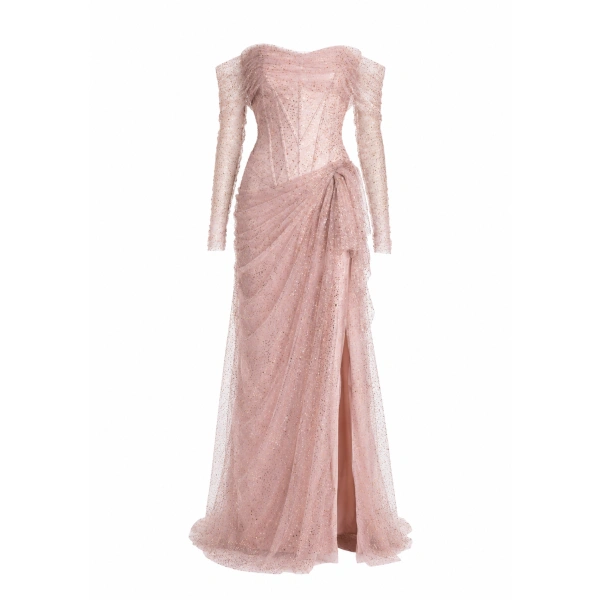Mirage Dress in Dusty Pink