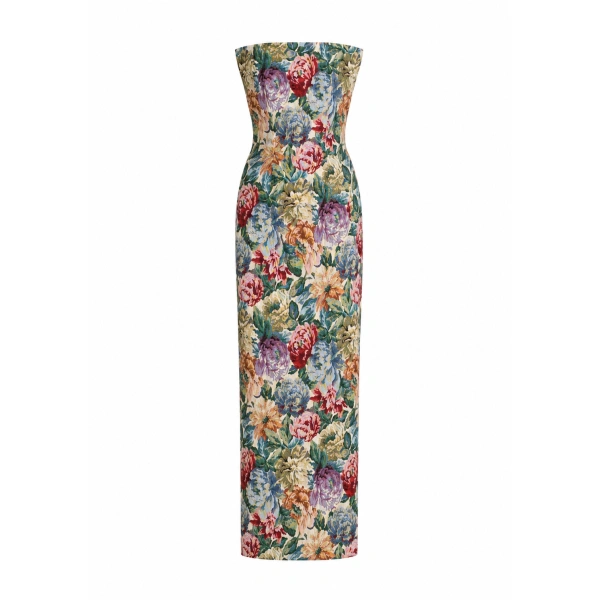 Obsession Dress in Floral Jacquard