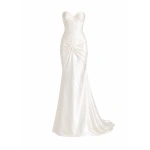 Sandra Mansour Premier Mot Dress in Off White