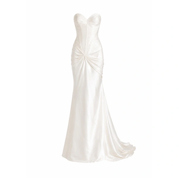 Premier Mot Dress in Off White