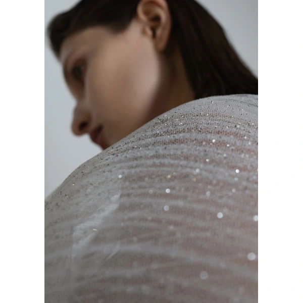 Sandra Mansour Reverie Gown in Off White, view 3