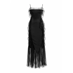 Sandra Mansour Shadowplay Dress in Black