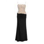 Sandra Mansour Skin of Light Dress in Nude and Black
