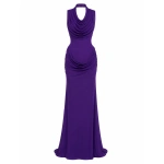Sandra Mansour Soft Echo Dress in Violet