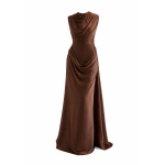 Sandra Mansour Tension Douce Dress in Bronze
