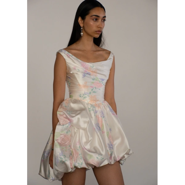 Sandra Mansour Tout Doux Dress in Floral Print, view 2