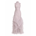 Sandra Mansour Untamed Dress in Dusty Pink