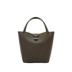 Savette Anello Tote in Mink Milled Leather | Totes & Top-Handle Bags | Coveti