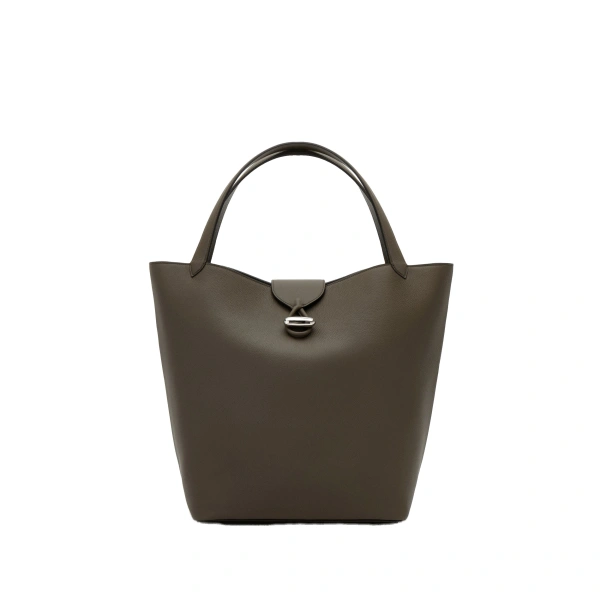 Anello Tote in Mink Milled Leather
