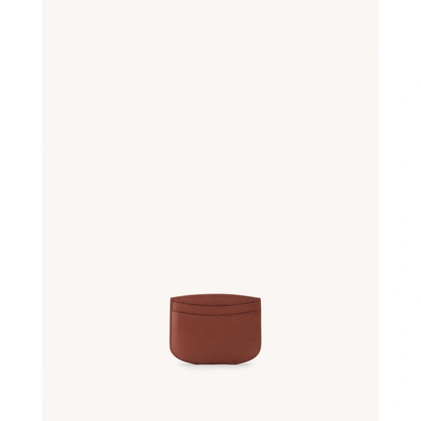 Savette Card Holder in Maple Chèvre Leather, view 2 | Card Holders | Coveti