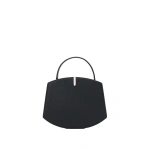 Savette Florence 20 in Black Grained Leather | Totes & Top-Handle Bags | Coveti