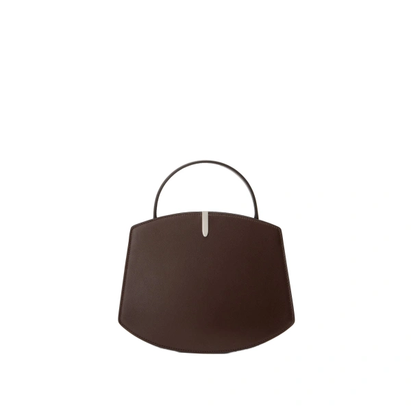 Savette Florence 20 in Coffee Smooth Leather | Totes & Top-Handle Bags | Coveti