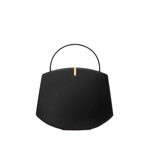 Florence 25 in Black Smooth Leather