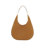 Savette Florence Hobo in Saddle Suede | Hobo Bags | Coveti
