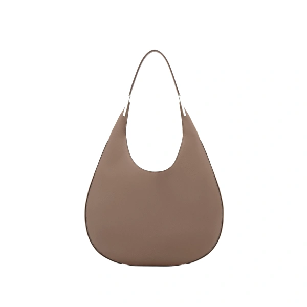 Florence Hobo in Taupe Milled Leather