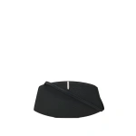 Savette Florence Shoulder Bag in Black Grained Leather | Shoulder & Crossbody Bags | Coveti