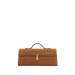 Savette Slim Symmetry Pochette in Saddle Suede Savette Slim Symmetry Pochette in Saddle Suede | Totes & Top-Handle Bags | Coveti