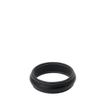 Savette Small Bangle in Black Smooth Leather Savette Small Bangle in Black Smooth Leather | Bracelets | Coveti