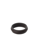 Savette Small Bangle in Coffee Smooth Leather Savette Small Bangle in Coffee Smooth Leather | Bracelets | Coveti