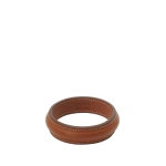 Savette Small Bangle in Saddle Smooth Leather Savette Small Bangle in Saddle Smooth Leather | Bracelets | Coveti