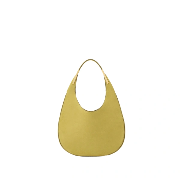 Small Florence Hobo in Chartreuse Suede