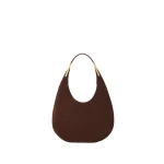 Savette Small Florence Hobo in Espresso Suede | Hobo Bags | Coveti