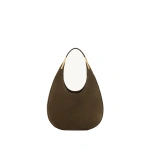 Savette Small Florence Hobo in Mink Suede | Hobo Bags | Coveti