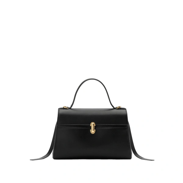 Soft Symmetry Bag in Black Smooth Leather