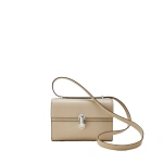 Savette Symmetry 19 in Bone Smooth Leather | Shoulder & Crossbody Bags | Coveti