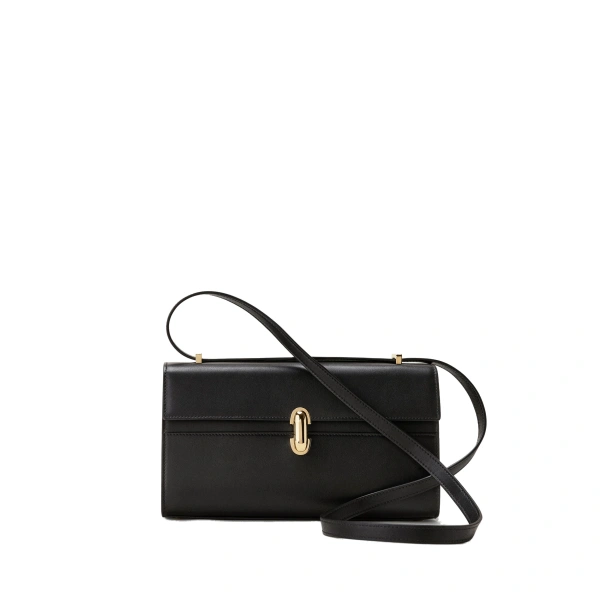 Symmetry 26 in Black Smooth Leather