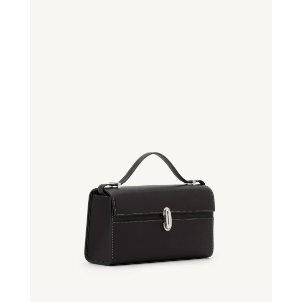 Savette Symmetry 26 in Currant Smooth Leather, view 2 | Shoulder & Crossbody Bags | Coveti