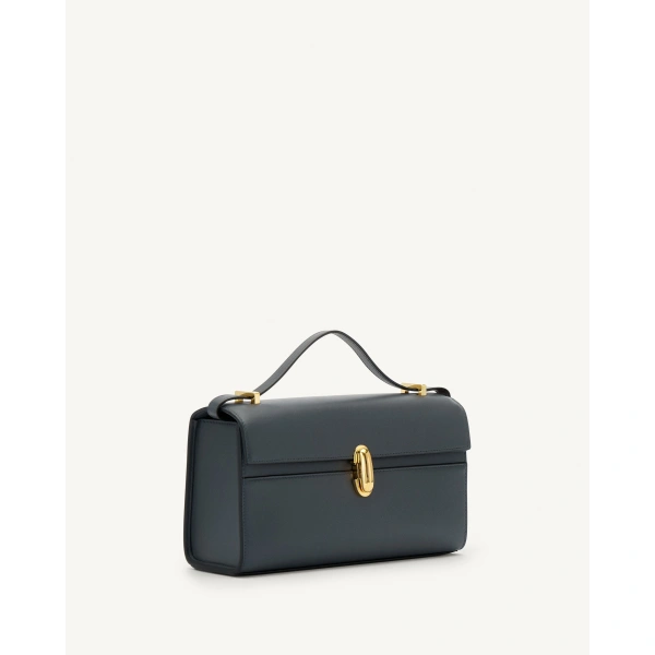 Savette Symmetry 26 in Storm Smooth Leather, view 2 | Shoulder & Crossbody Bags | Coveti