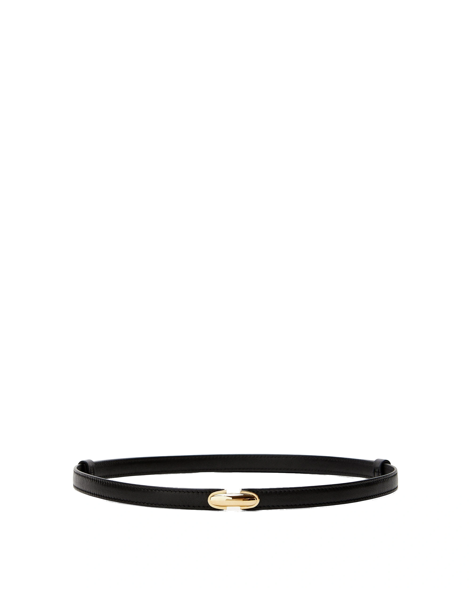 Savette Symmetry Belt in Black Smooth Leather Savette Symmetry Belt in Black Smooth Leather | Belts | Coveti