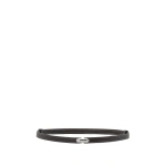 Savette Symmetry Belt in Currant Smooth Leather | Belts | Coveti