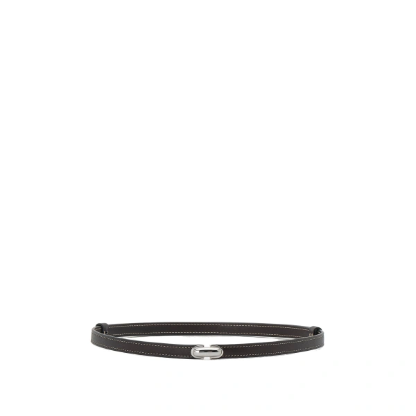 Symmetry Belt in Currant Smooth Leather
