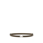 Savette Symmetry Belt in Mink Smooth Leather | Belts | Coveti