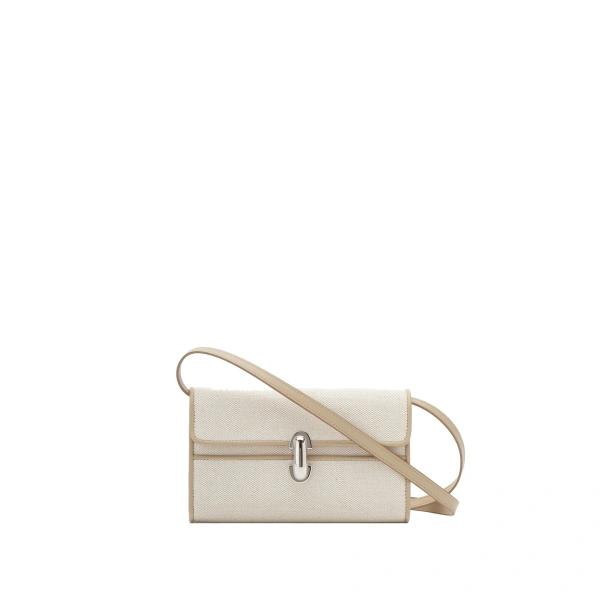 Symmetry Mini Bag in Bone Canvas