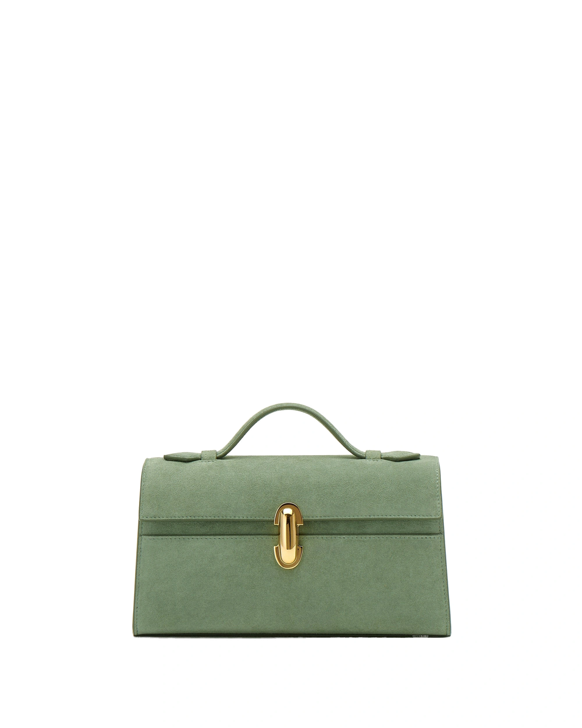 Savette Symmetry Pochette in Cactus Suede Savette Symmetry Pochette in Cactus Suede | Totes & Top-Handle Bags | Coveti