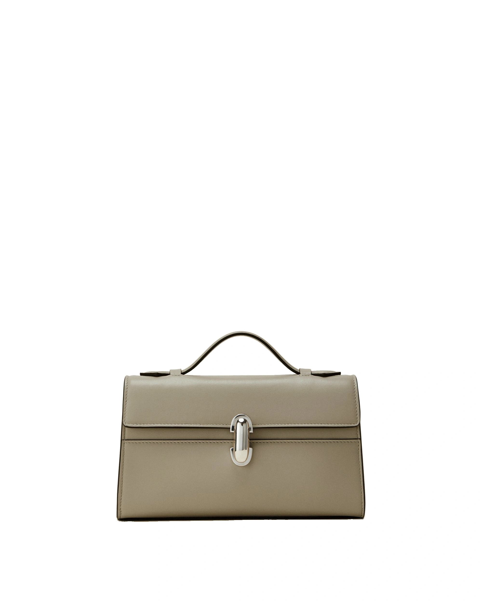 Savette Symmetry Pochette in Clay Smooth Leather Savette Symmetry Pochette in Clay Smooth Leather | Totes & Top-Handle Bags | Coveti