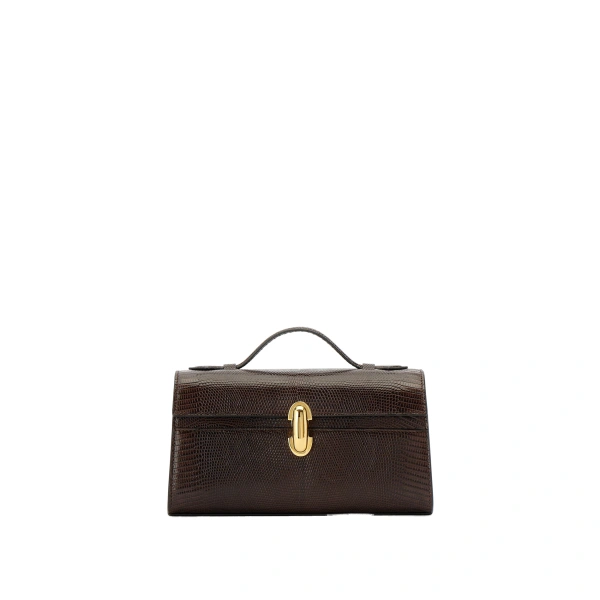 Symmetry Pochette in Currant Lizard