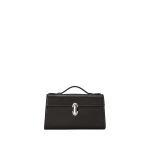 Savette Symmetry Pochette in Currant Smooth Leather | Totes & Top-Handle Bags | Coveti