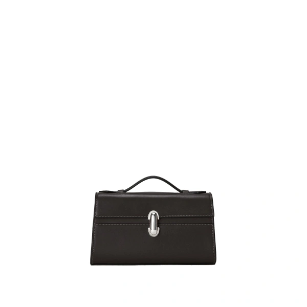 Symmetry Pochette in Currant Smooth Leather