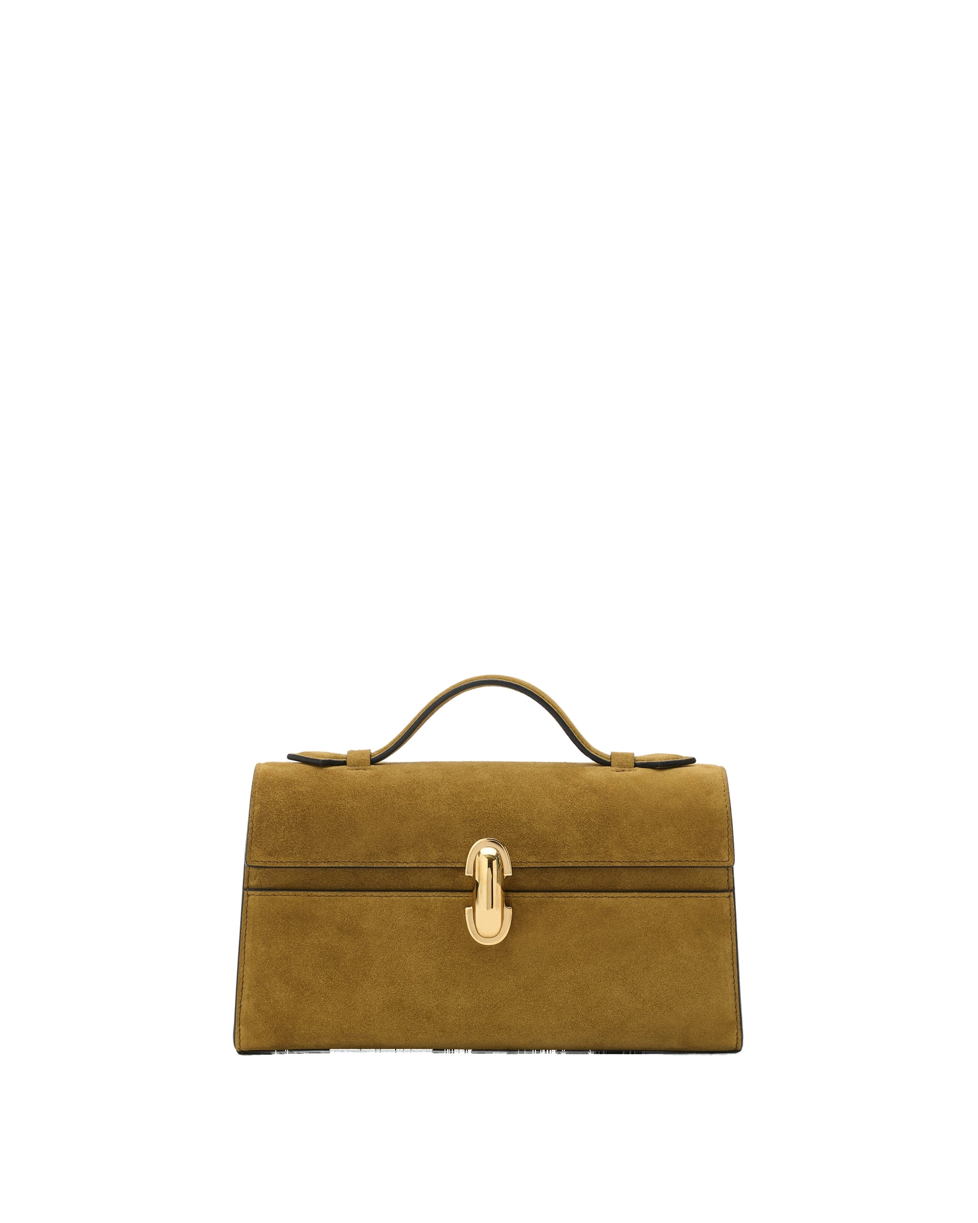 Savette Symmetry Pochette in Sepia Suede Savette Symmetry Pochette in Sepia Suede | Totes & Top-Handle Bags | Coveti