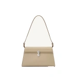 Savette Symmetry Shoulder Bag in Bone Smooth Leather | Shoulder & Crossbody Bags | Coveti